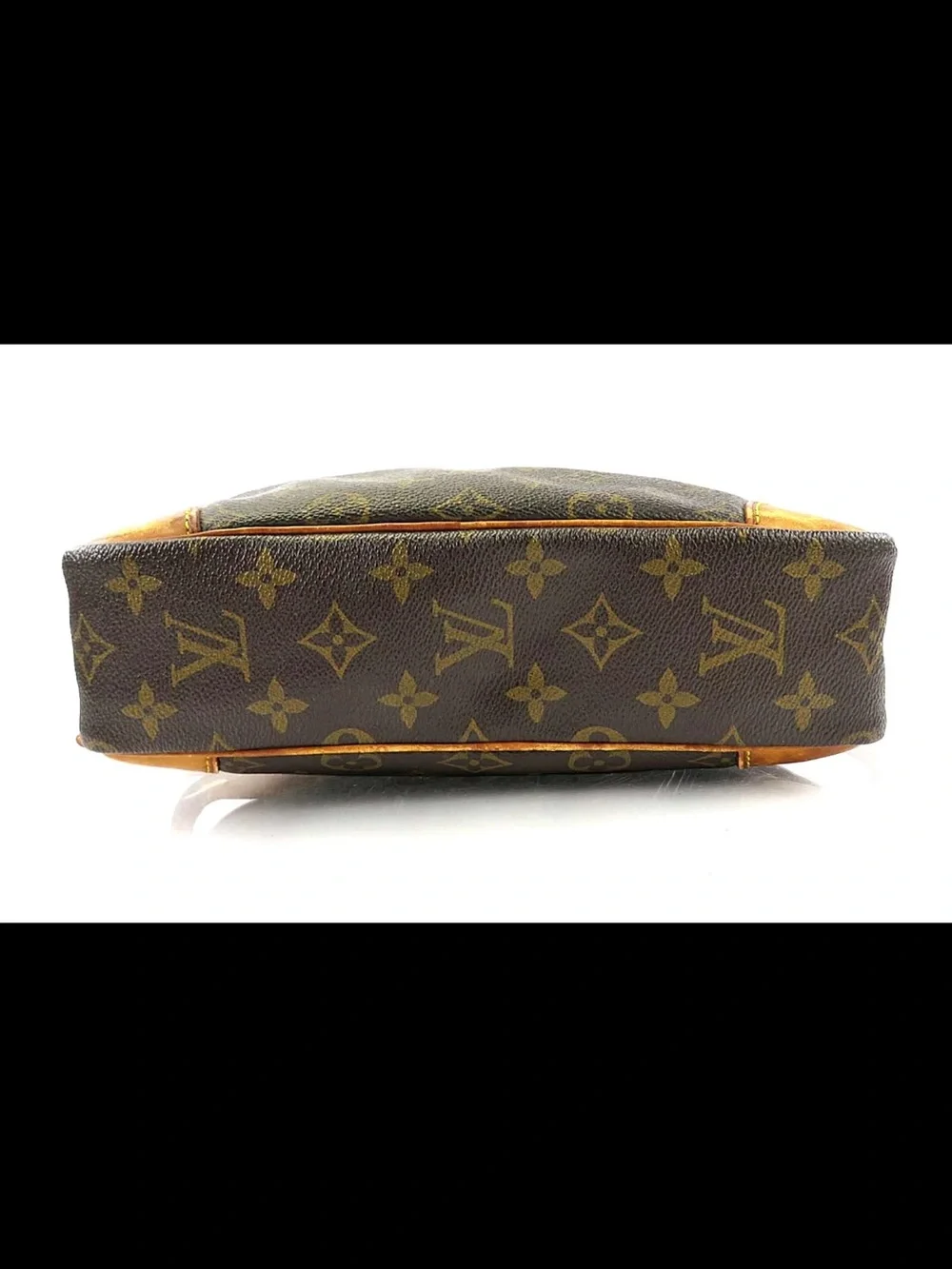 Louis Vuitton Monogram Canvas Messenger Bag with Tan Trim